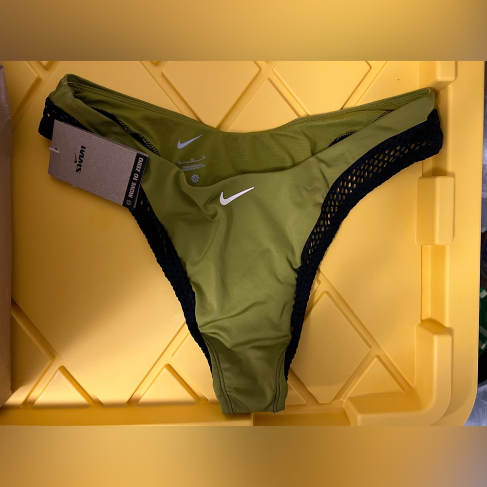 Nike Olive Swim Briefs